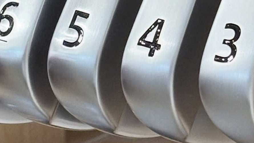 PowerBilt Golf Atlas MB uscle Back Irons close up view