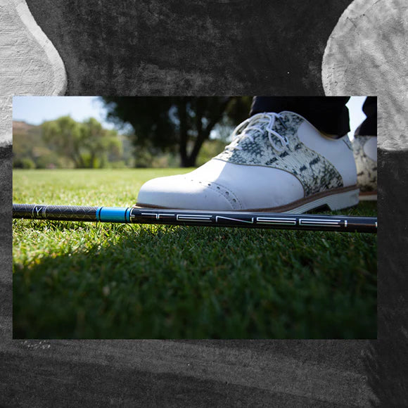 Mitsubishi Tensei 1k Pro Blue Shaft on the golf course