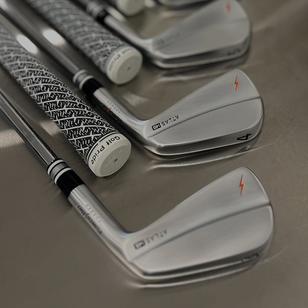 Powerbilt Atlas MB Forged Irons Lying Down