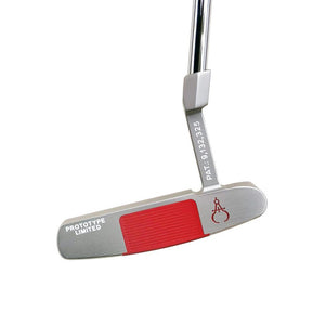 GAUGE DESIGN MIA PROTOTYPE PUTTER SILVER/RED - ASSEMBLED 34"